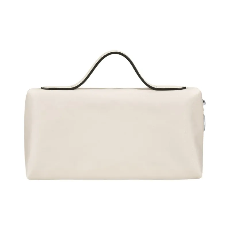 LONGCHAMP Le Pliage Canvas Makeup Bags Handbags Women's White-2