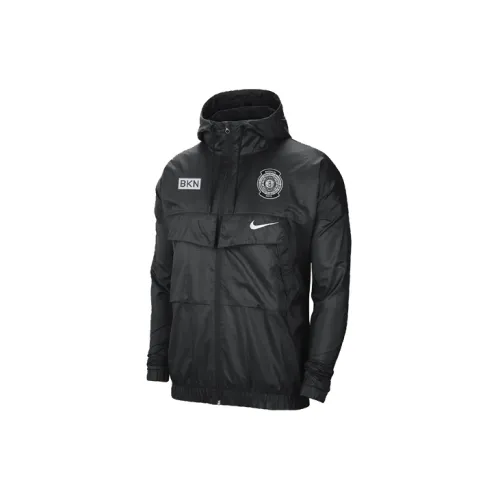 Nike X NBA Jackets Men Black