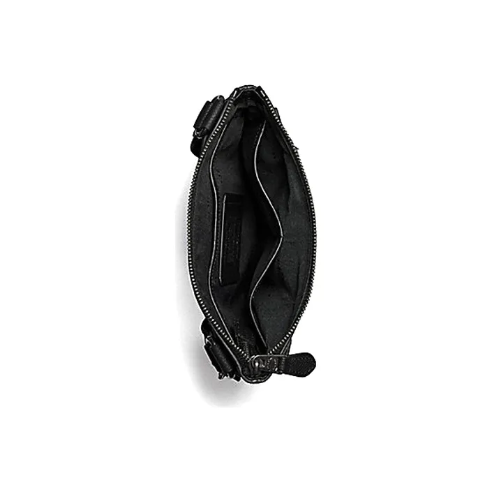 COACH Metropolitan Leather Messenger Bag Shoulder Bag Crossbody Bag Medium Size Men's Black-2