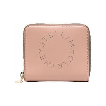 Stella McCartney Logo Perforated Zip Around Wallet