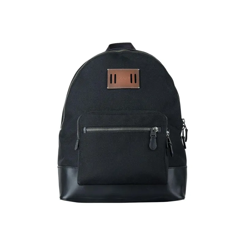 COACH West Dupont Nylon Backpack Large Size Men's Black-0