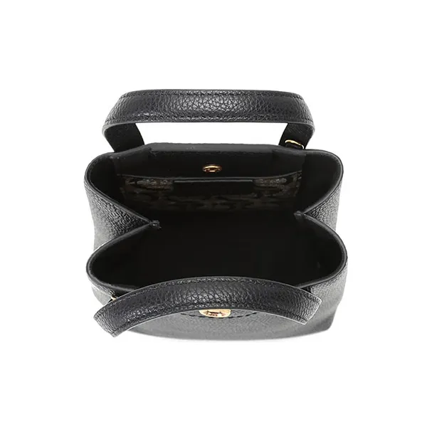 FERRAGAMO Cow Leather Handbags Crossbody Bags Mini Women's Black-5