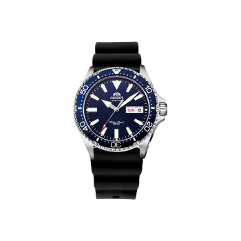 ORIENT Mechanical Movement Stainless Steel Strap Watch 41.5mm Men's Watches Blue Dial RA AA0006L19B