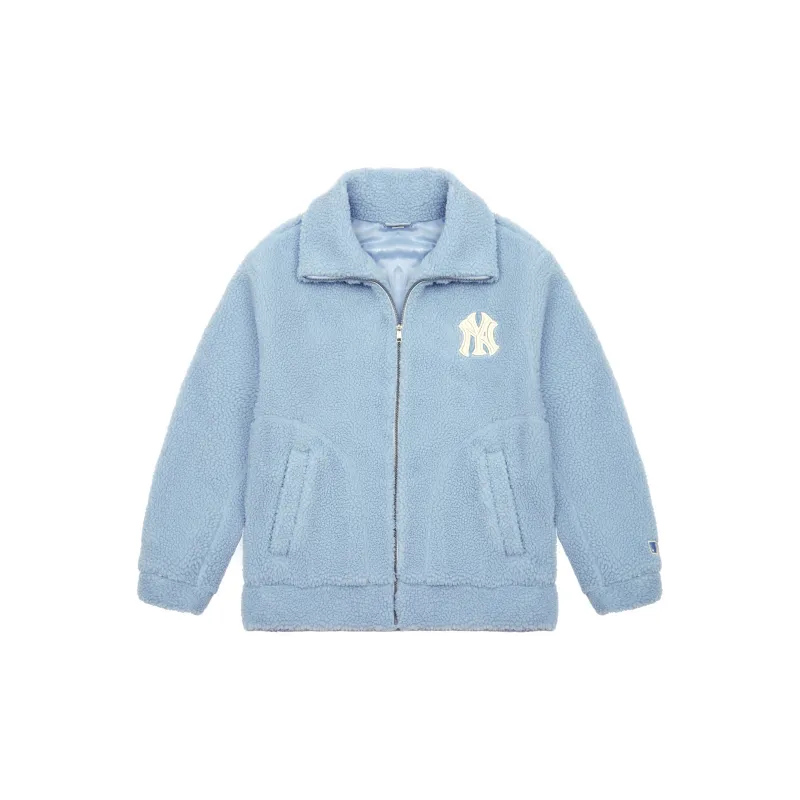 MLB Velvet Jackets Unisex Light Blue-1