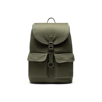 Herschel Canvas Backpack Large Size Unisex Green