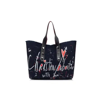 CL LUBOTING Canvas Shoulder Bags Handbags Women's Black