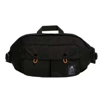 Adidas Polyester Sling Bags Crossbody Bags Fanny Packs Regular Men's Pure Black