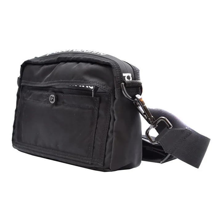 Paco Rabanne Nylon Crossbody Bag Unisex Black-3