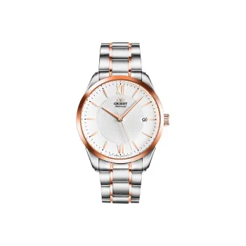ORIENT Automatic Mechanical Movement Metal Strap Watch Men's Watches White Dial