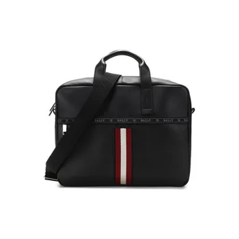 BALLY Briefcase Portable Crossbody Bag Shoulder Bag Men's Black