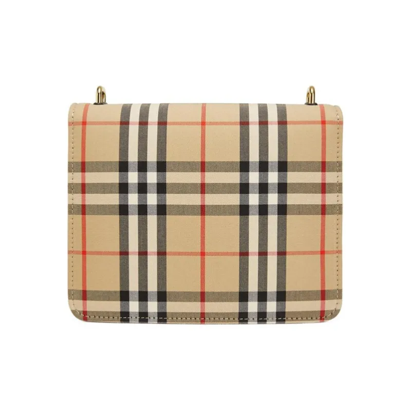 Burberry Vintage Cow Leather Shoulder Bag, Crossbody Bag Women's Archive Beige-3