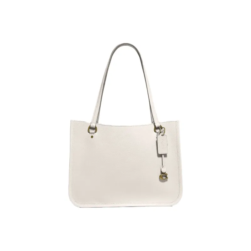 COACH Tyler Leather Handbag, Shoulder Bag Women's White-0