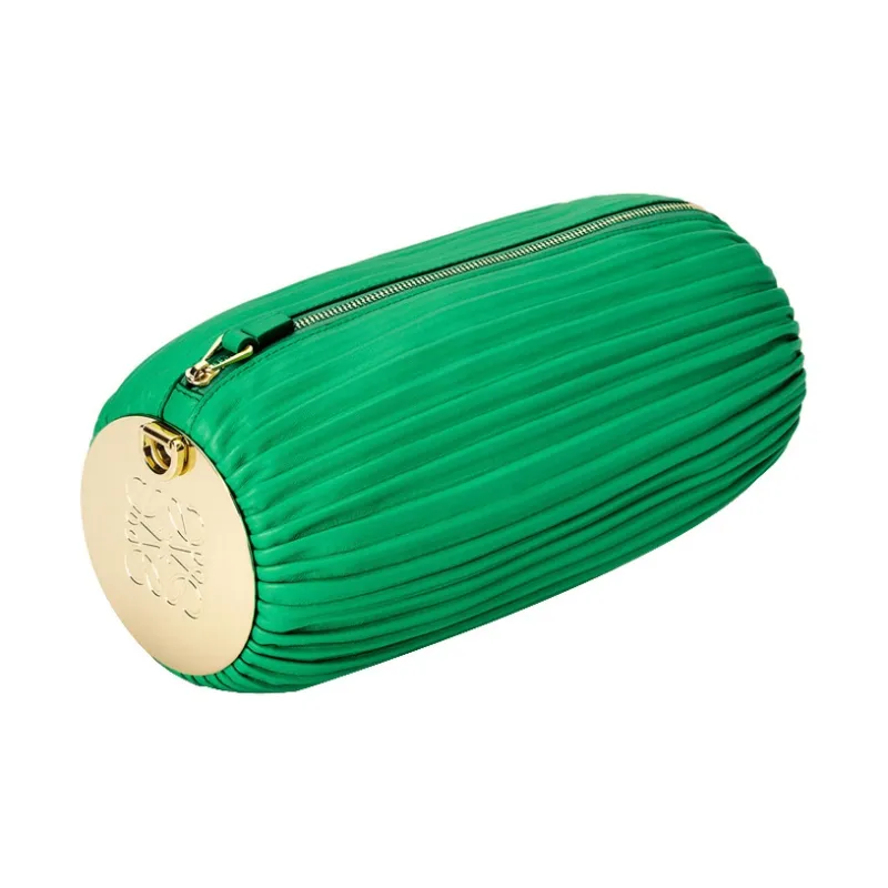 LOEWE Bracelet Lambskin Wrist Bag Shoulder Bag Women's Forest Green-1
