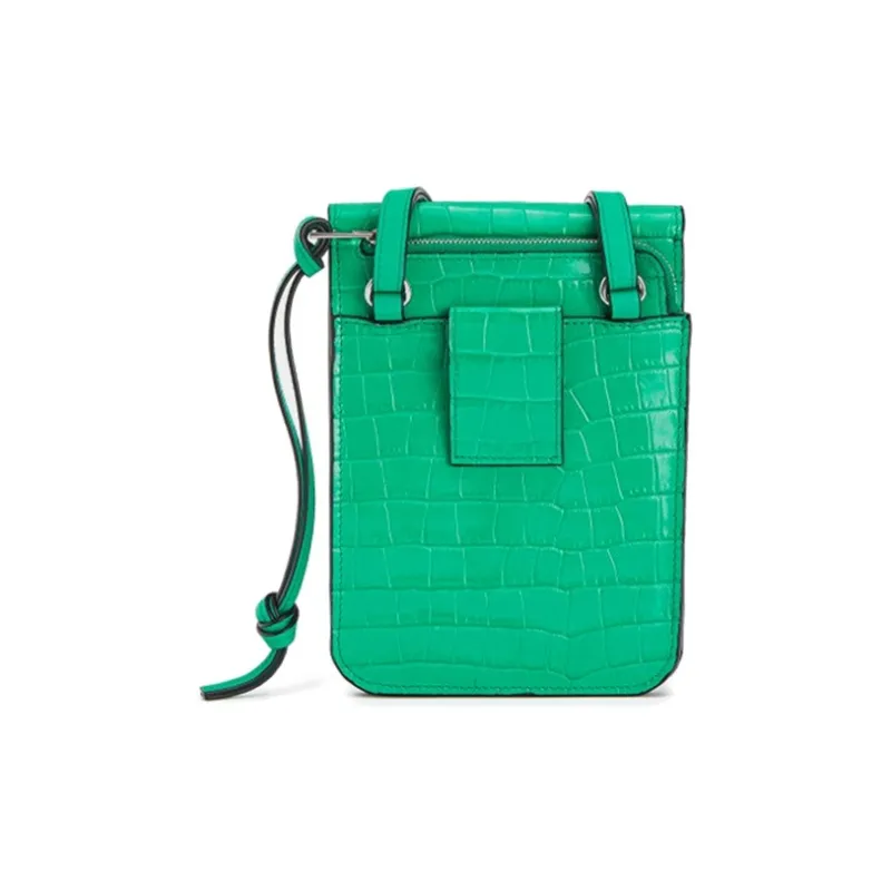 LOEWE Crocodile Leather Camera Bags Crossbody Bags Women's Light Green-4