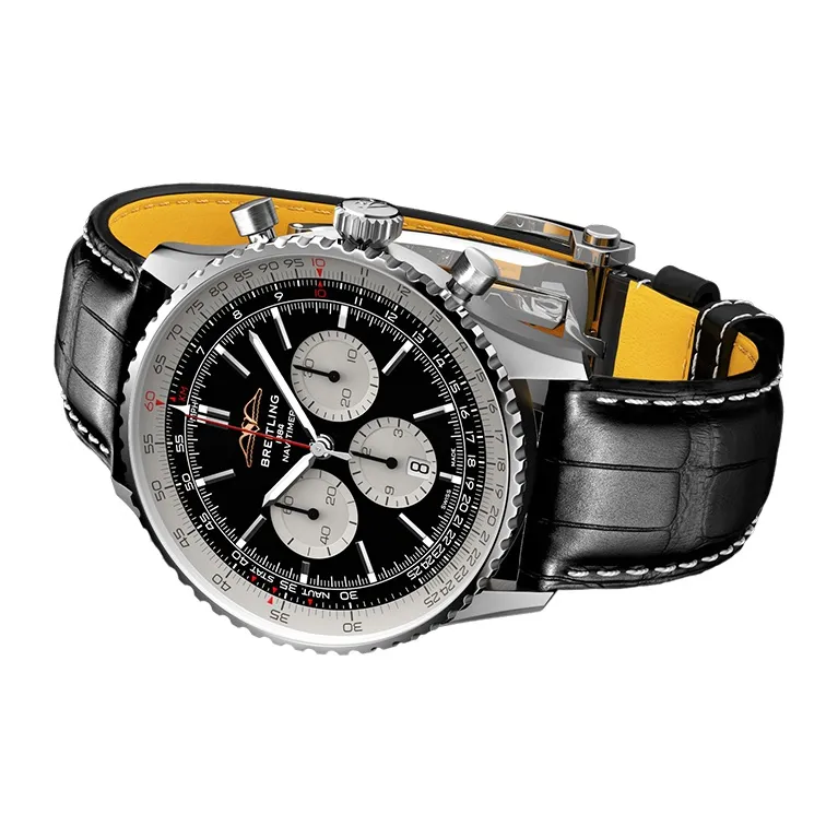 Breitling Men Aviation Chronograph Collection Watch-1