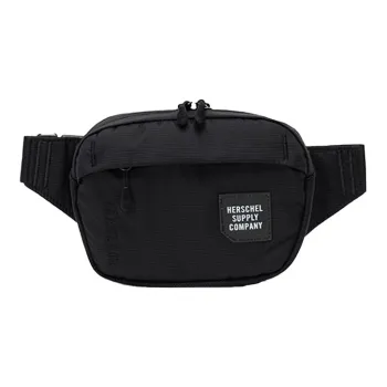 Herschel Nylon Fanny Pack Shoulder Bag Crossbody Bag Small Size Unisex Black