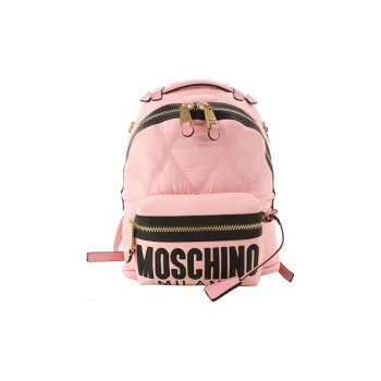 MOSCHINO Nylon Fabric Backpack Women's Pink