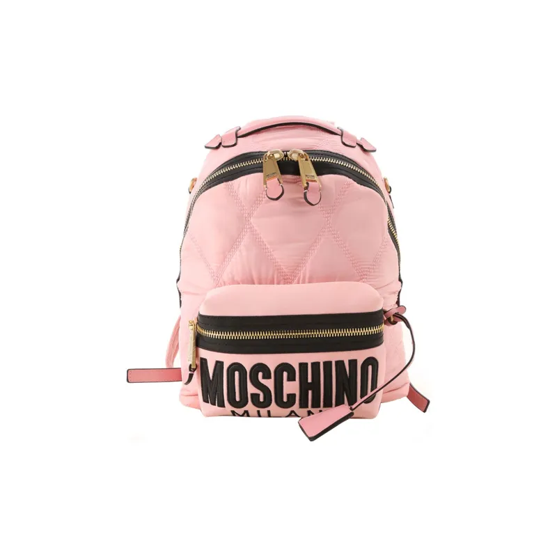MOSCHINO Nylon Fabric Backpack Women's Pink-0