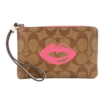 COACH Corner Zip Coin Purses
