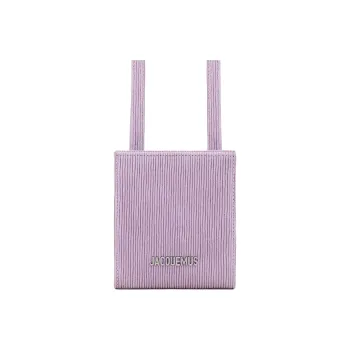 Jacquemus Leather Wallet Men's Purple Pink