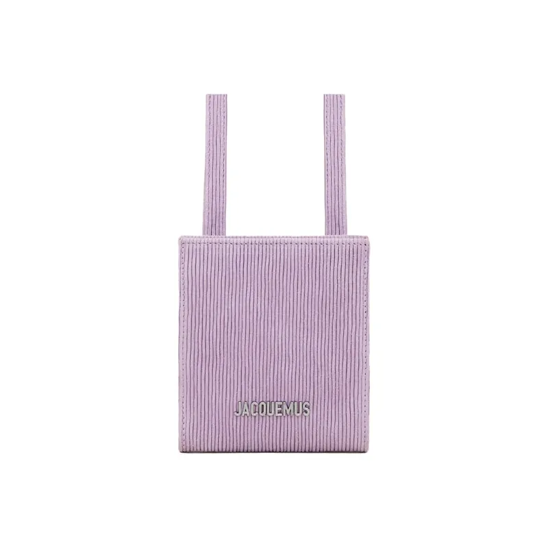 Jacquemus Leather Wallet Men's Purple Pink-0