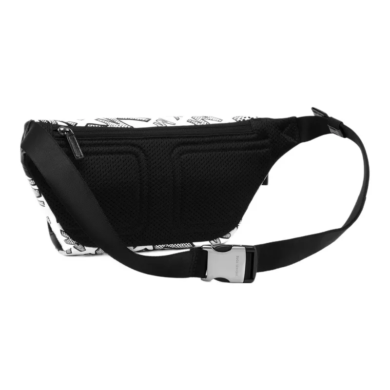 MICHAEL KORS Fabric Sling Bag, Fanny Pack Trumpets Men's White & Blue-1