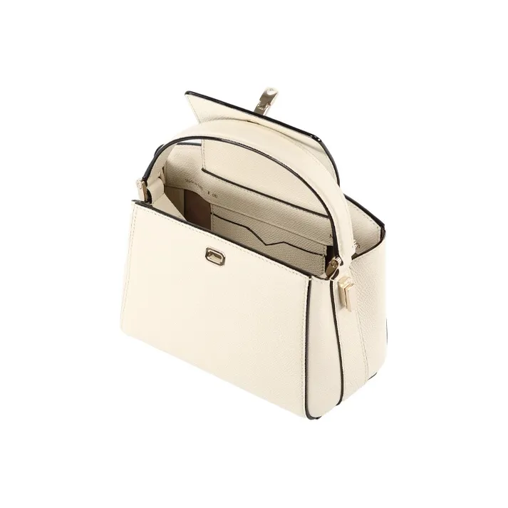 Valextra Calfskin Handbag Mini Women's White-1