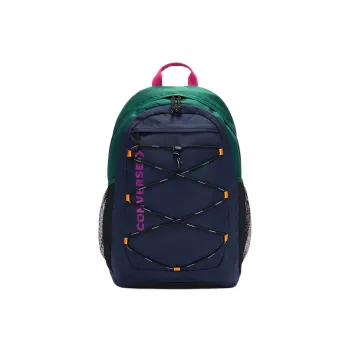 Converse Polyester Backpack Regular Unisex Green/Navy Blue