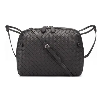 Bottega Veneta Sheepskin Crossbody Bag Shoulder Bag Women's Black
