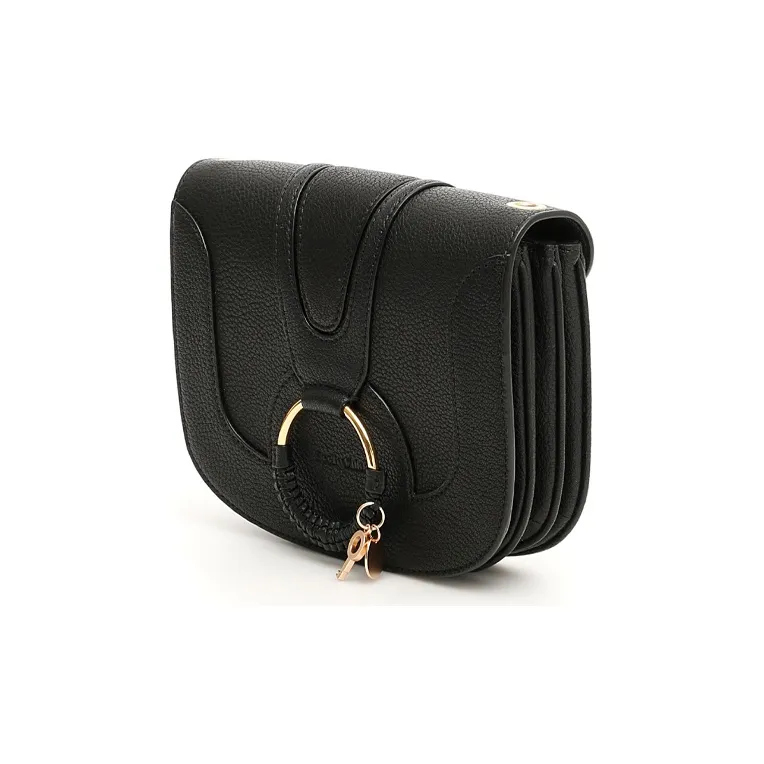 See By Chloe Grained Leather Handbag Shoulder Bags Women's Black-2