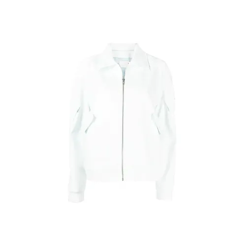 DION LEE Zip-up Fitted Bomber Jacket