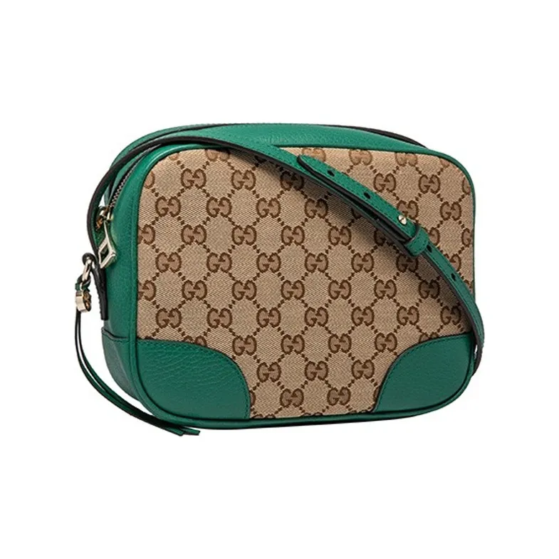 GUCCI Canvas With Leather Camera Bags Shoulder Bag Crossbody Bag Regular Women's Green/Ebony-1