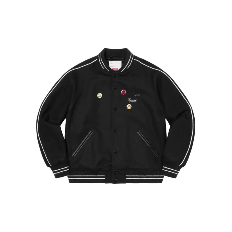 Supreme Jamie Reid It's All Bollocks Varsity Jacket-1