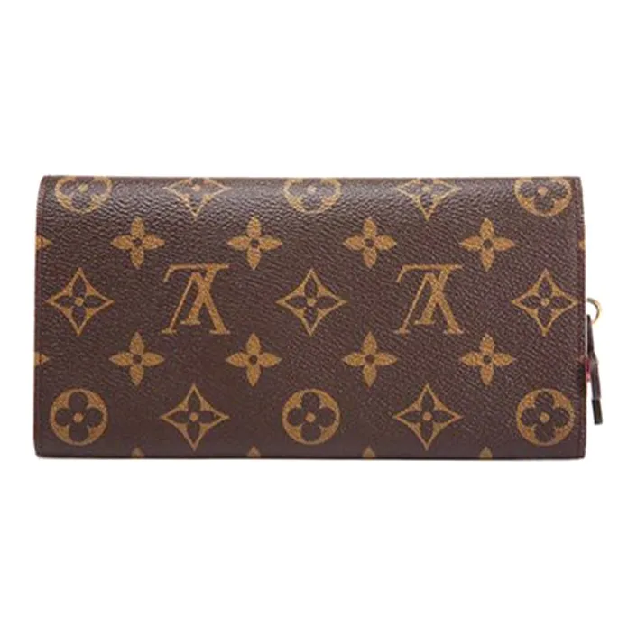 LOUIS VUITTON Wallet Emilie Monogram Brown-2