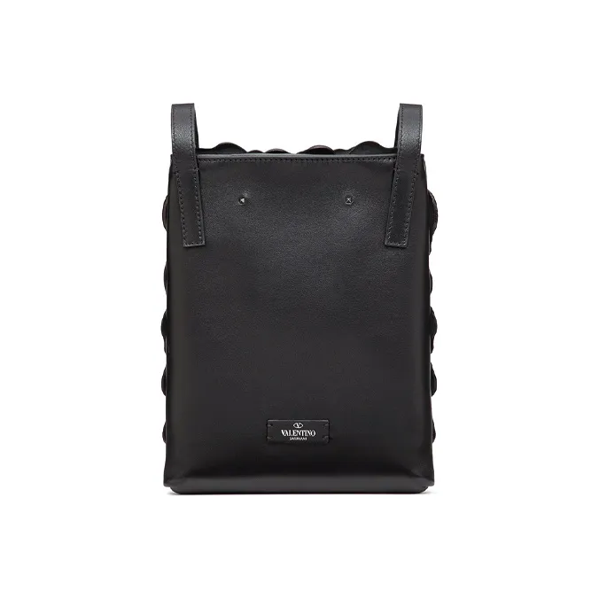 Valentino Atelier Sheepskin Crossbody Bag, Shoulder Bag Women's Black-2