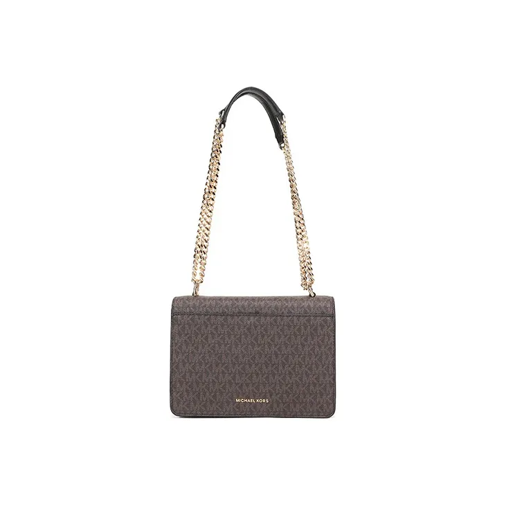 MICHAEL KORS MICHAEL KORS Handbag Collection Jade Leather Portable Crossbody Bag Shoulder Bag Women's Brown Black-3