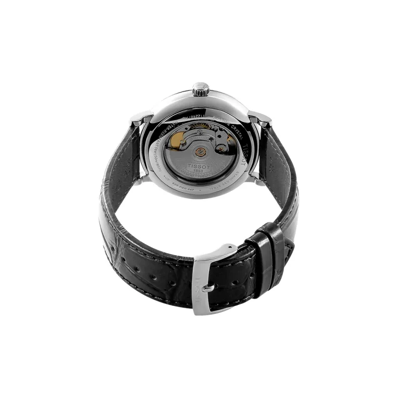 TISSOT Carson Elite Series Automatic Mechanical Movement Men's Watches Watch 40mm Black Dial Stainless Steel Case-1