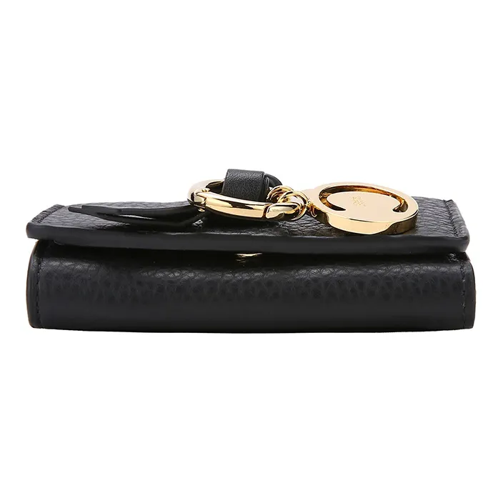 Chloe Chloé Bags Grained Calfskin Coin Purse Women's Black-3