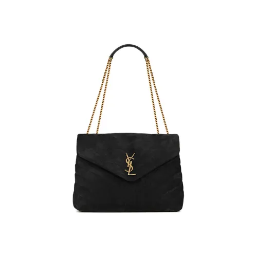 SAINT LAURENT Leather Crossbody Bags Shoulder Bags Women's Black
