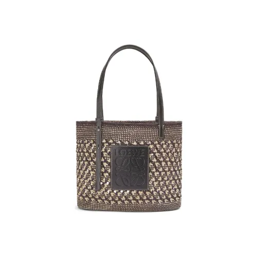 LOEWE Square Basket Shoulder Bags