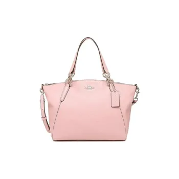 COACH Cow Leather One Shoulder Crossbody Crossbody Bag Dumpling Bag Handbag Large Size Women's Cherry Blossom Pink