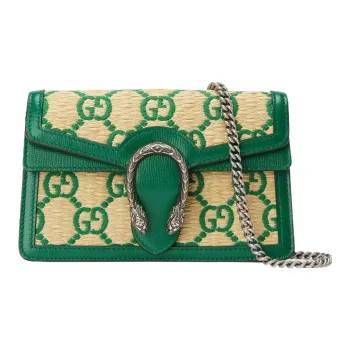 GUCCI Dionysus Leather Crossbody Bag, Shoulder Bag Extra Mini Women's