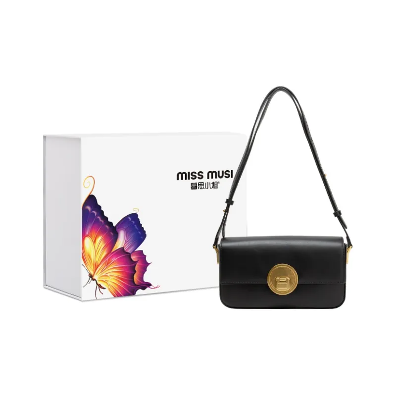 MISS MUSI Cow Leather Shoulder Bag Regular Women's Multicolor-8