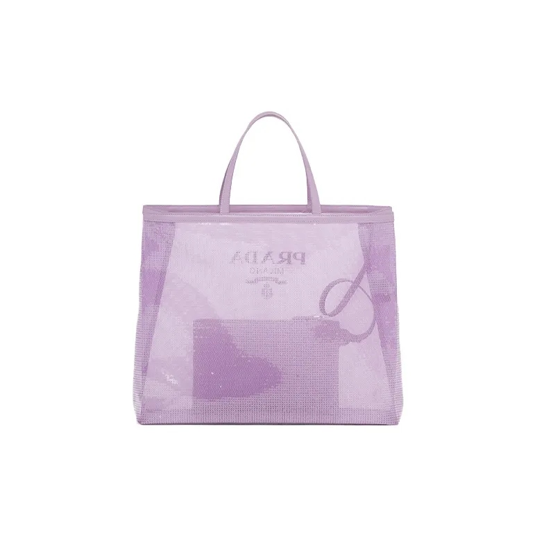PRADA Leather Tote Bag Shopping Bag Combo Bag Handbag Large Size Women's Lily-3