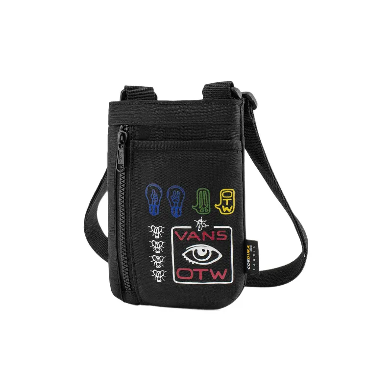 Vans Polyester Shoulder Bag Crossbody Bag Regular Unisex Black-1
