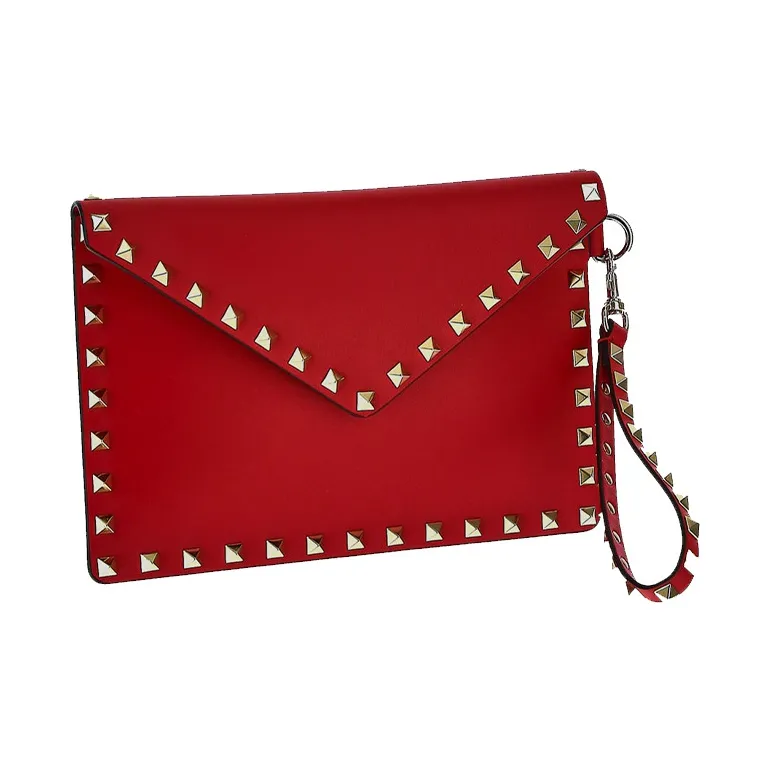 Valentino Cow Leather Clutch Women's-1