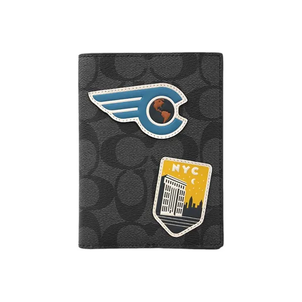 COACH Passport Holders Black-0