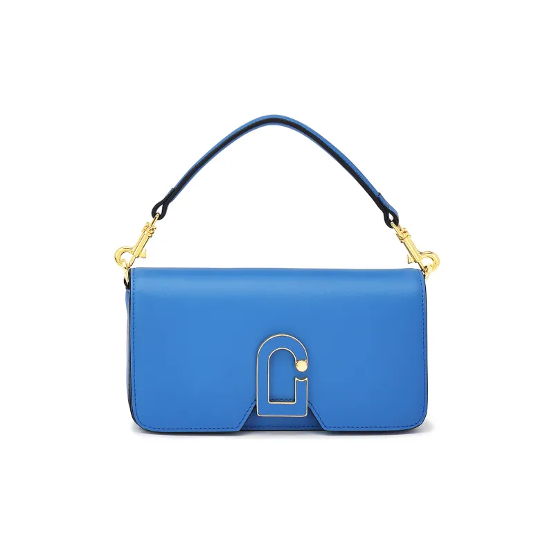 C.LI Genuine Leather Handbag Shoulder Bag Crossbody Bag Women's Bag Regular Women's Klein Blue/Elf Green/Serene White-0