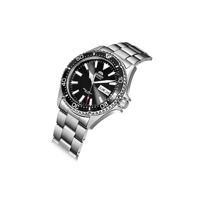 ORIENT Diving Shark Collection Mechanical Movement Stainless Steel Strap Watch Men's Watches Black Dial RA AA0001B19B-1