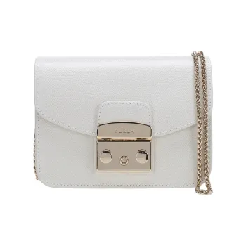 Furla Small Square Bag Shoulder Bag Crossbody Bag Mini Women's White